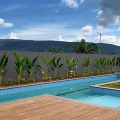 Deck e piscina da Casa na Lagoa dos Ingleses