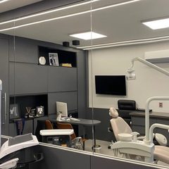 Sala de atendimento entregue pela Perla, Clínica Dr. Mateus Garcia