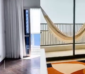 Rua Andaluzita, Savassi — Sala com varanda